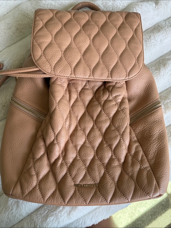 bradley leather backpack Vera Women's Outlet Faux Commuter Quiet Shade Designed for the modern woman on the go Vera Bradley Chancery Backpack Women